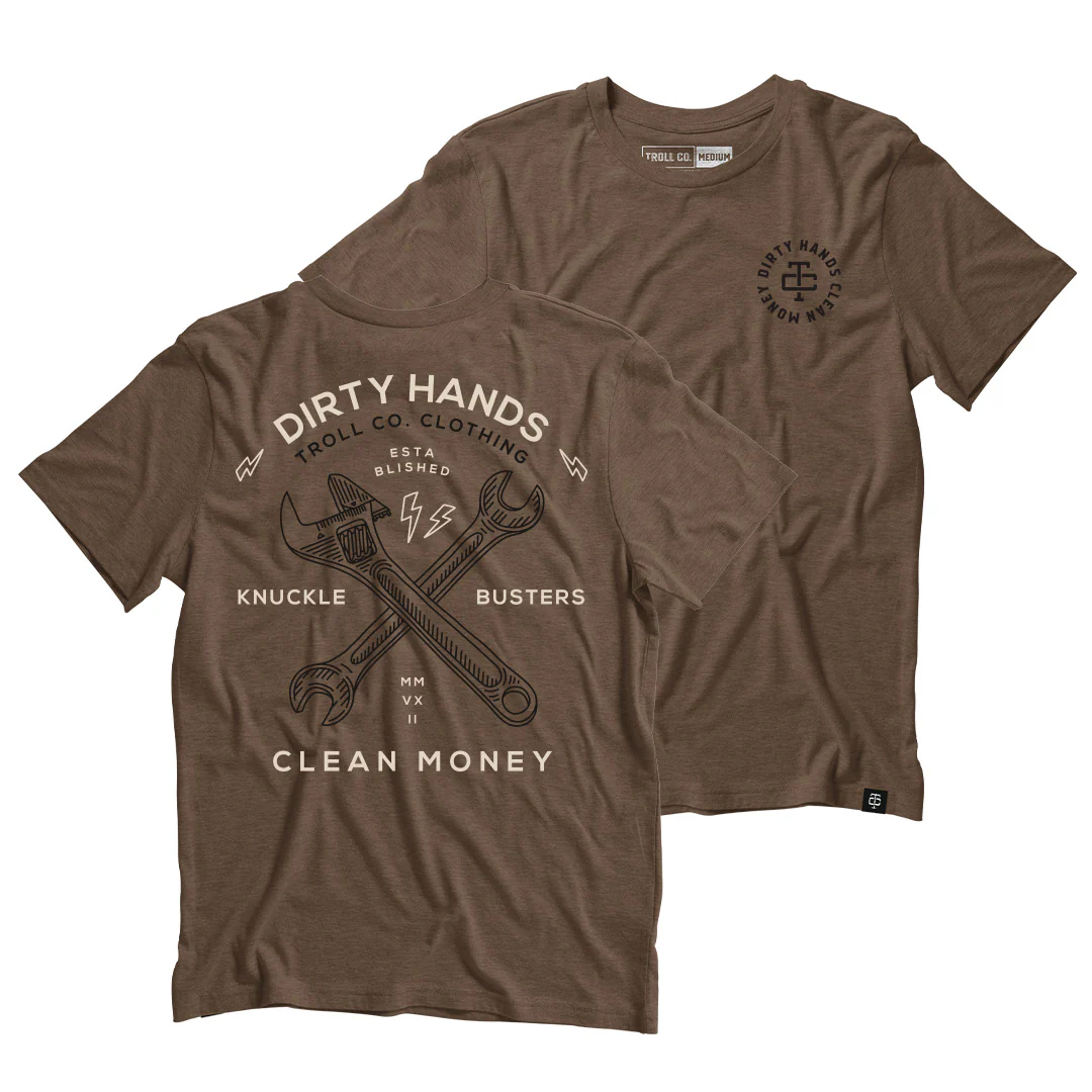 TROLL CO. TWISTING WRENCHES TEE - BISON