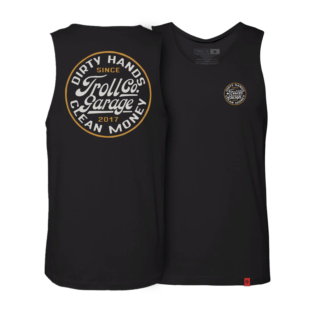 TROLL CO. GARAGE DHCM TANK - BLACK