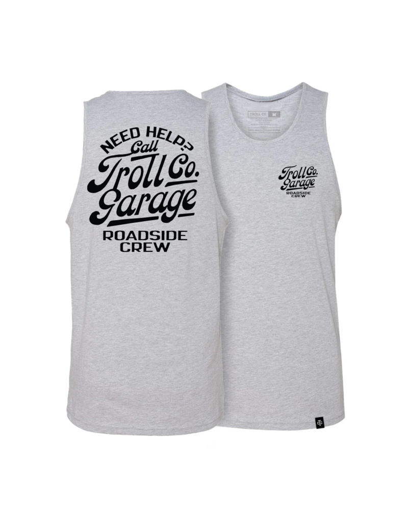 TROLL CO. GARAGE CREW TANK (HEATHER GREY)