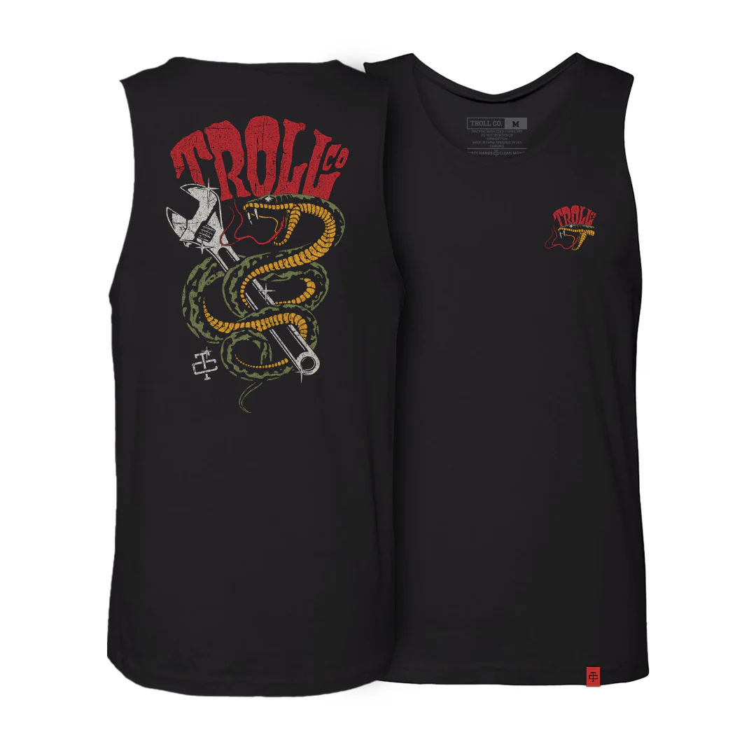 TROLL CO. SERPENT TANK - BLACK