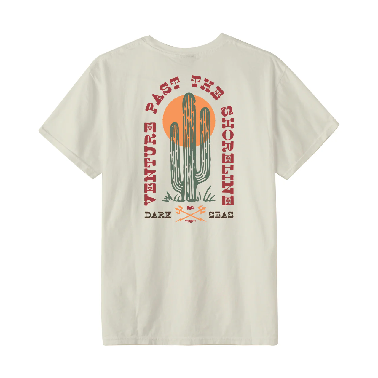 DARK SEAS SAGUARO TEE - ANTIQUE WHITE