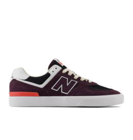 NEW BALANCE NB NUMERIC 574 VULC - PLUM BROWN/WHITE (VPI)