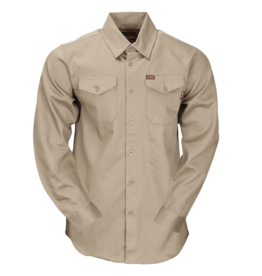 DIXXON MENS WORKFORCE FR LONGSLEEVE SHIRT - KHAKI