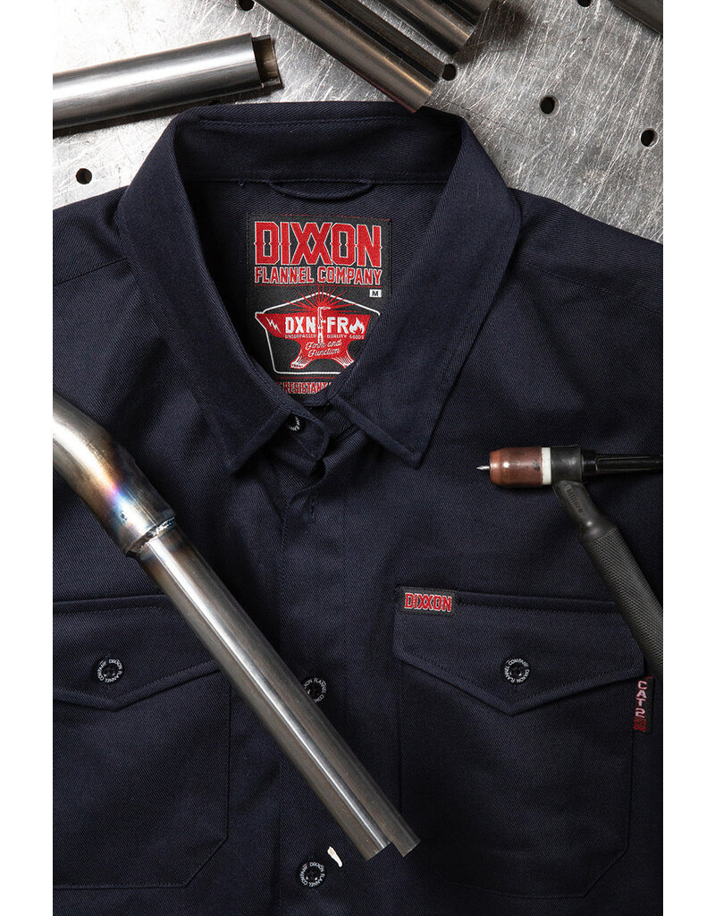 DIXXON MENS WORKFORCE FR LONGSLEEVE SHIRT (NAVY)