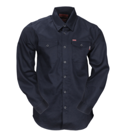 DIXXON MENS WORKFORCE FR LONGSLEEVE SHIRT - NAVY