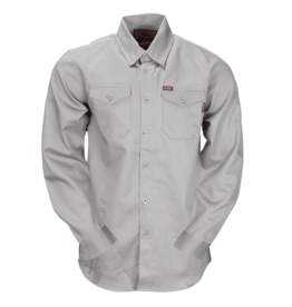 DIXXON MENS WORKFORCE FR LONGSLEEVE SHIRT - GREY