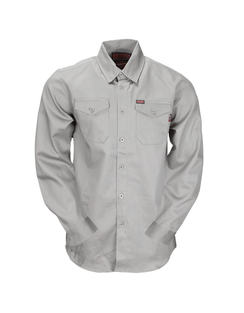DIXXON MENS WORKFORCE FR LONGSLEEVE SHIRT (GREY)