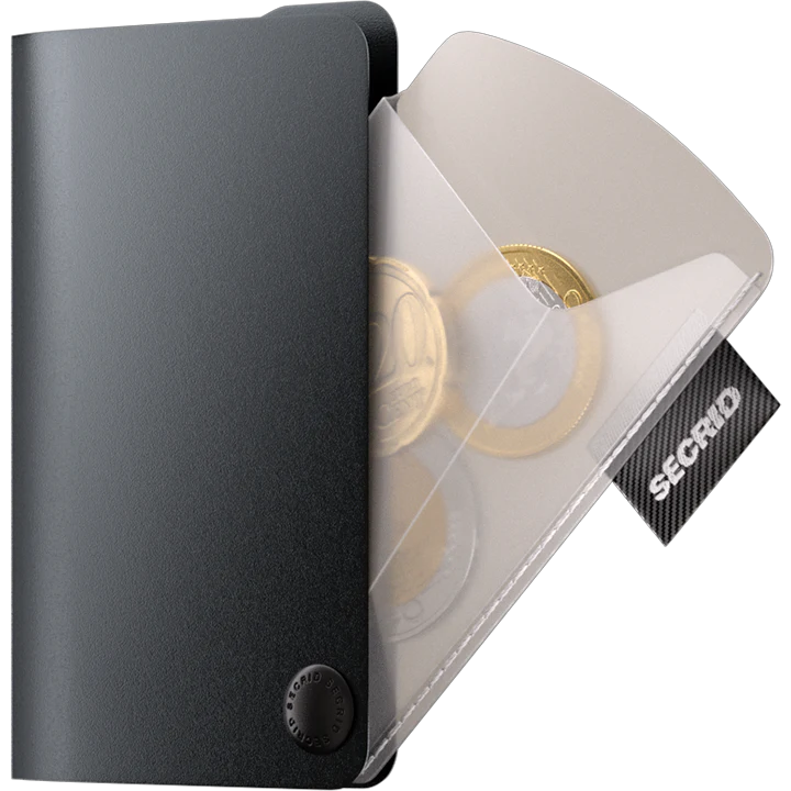 SECRID COIN POCKET - TRANSPARENT