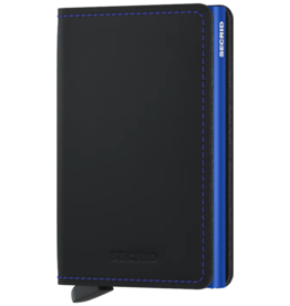 SECRID SLIM WALLET MATTE - BLACK & BLUE