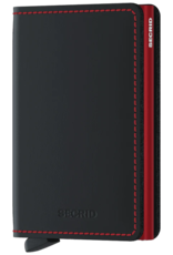 SECRID SLIM WALLET MATTE (BLACK & RED)