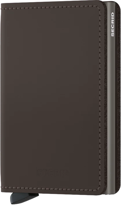SECRID SLIM WALLET MATTE - TRUFFLE