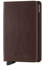 SECRID SLIM WALLET VEG TANNED LEATHER (ESPRESSO/BROWN)