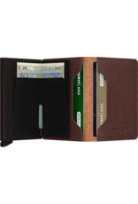 SECRID SLIM WALLET VEG TANNED LEATHER (ESPRESSO/BROWN)