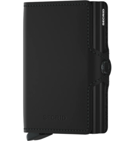 SECRID TWIN WALLET MATTE - BLACK