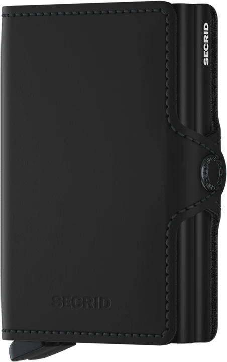 SECRID TWIN WALLET MATTE - BLACK