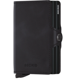 SECRID TWIN WALLET VINTAGE - BLACK