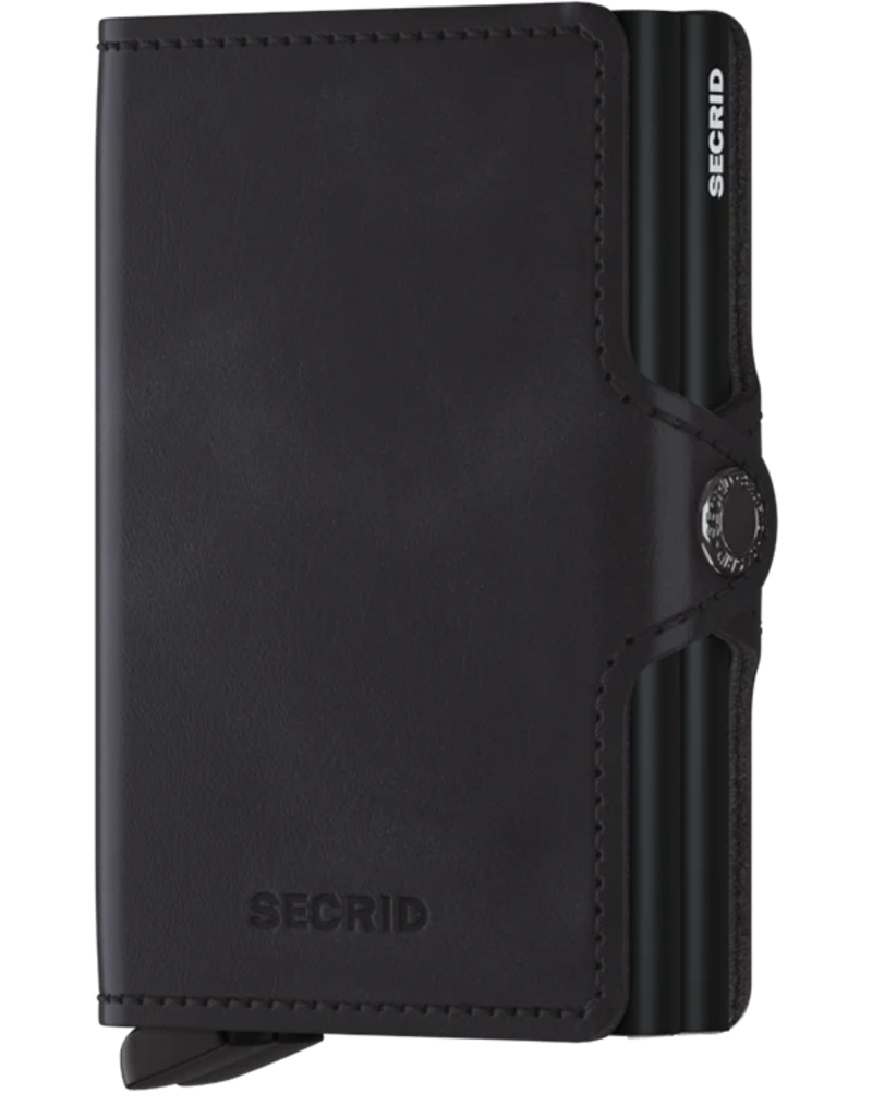SECRID TWIN WALLET VINTAGE (BLACK)