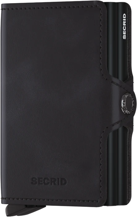 SECRID TWIN WALLET VINTAGE - BLACK
