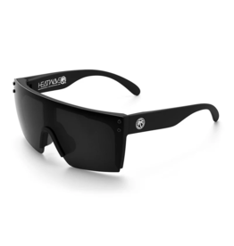 HEAT WAVE VISUAL H20 LAZER FACE - BLACK-BLACK POLARIZED