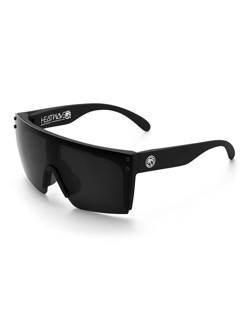 HEAT WAVE VISUAL H20 LAZER FACE (BLACK-BLACK POLARIZED)