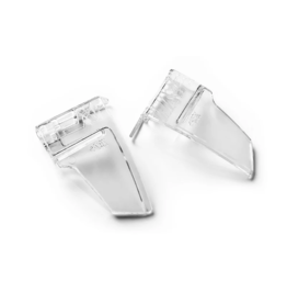 HEAT WAVE VISUAL LAZER FACE SIDE SHIELDS - CLEAR