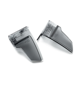 HEAT WAVE VISUAL LAZER FACE SIDE SHIELDS - SMOKE