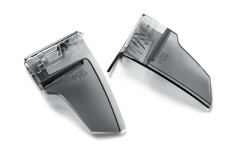 HEAT WAVE VISUAL LAZER FACE SIDE SHIELDS - SMOKE