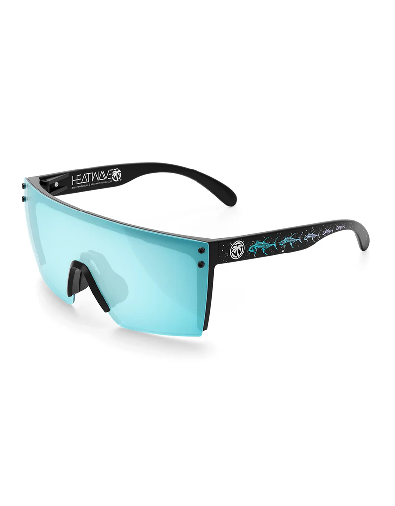 HEAT WAVE VISUAL LAZER FACE Z87 (BLACK-ARCTIC CHROME/TUNA BONES POLARIZED)