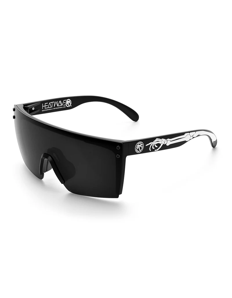 HEAT WAVE VISUAL LAZER FACE Z87 (BLACK-BLACK/BONES POLARIZED)