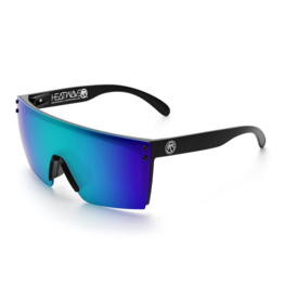 HEAT WAVE VISUAL LAZER FACE Z87 - BLACK-GALAXY BLUE POLARIZED