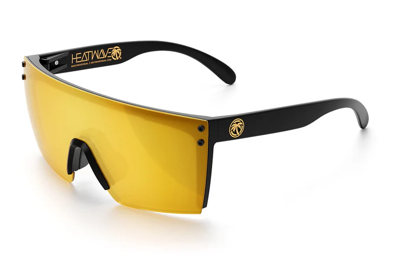 HEAT WAVE VISUAL LAZER FACE Z87 - BLACK-GOLD RUSH POLARIZED