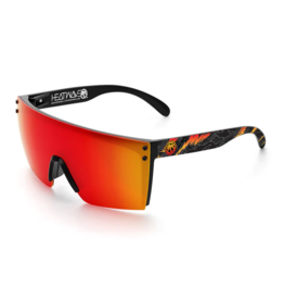HEAT WAVE VISUAL LAZER FACE Z87 - BLACK-SUNBLAST/HIGH VOLTAGE POLARIZED