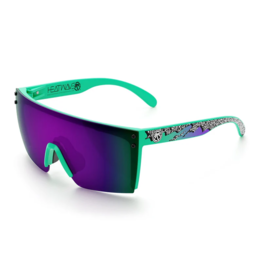 HEAT WAVE VISUAL LAZER FACE Z87 - GREEN-ULTRAVIOLET/SCRIBBLE POLARIZED