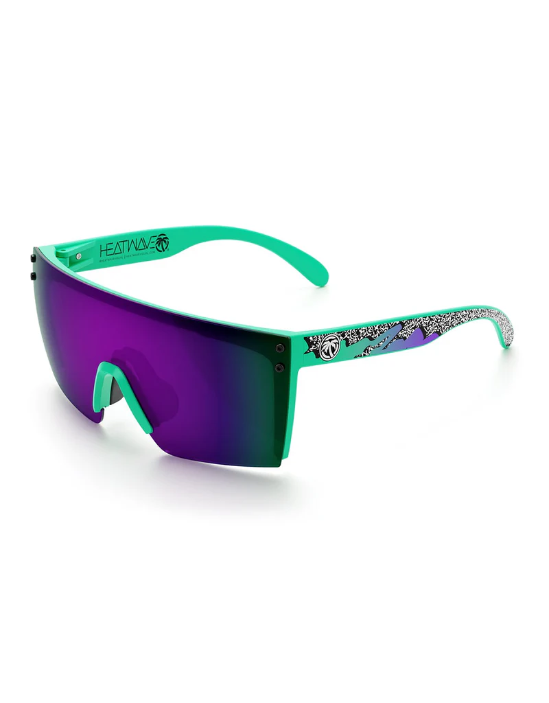 HEAT WAVE VISUAL LAZER FACE Z87 (GREEN-ULTRAVIOLET/SCRIBBLE POLARIZED)