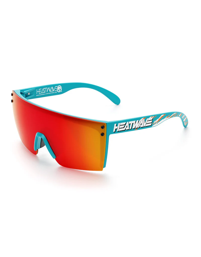 HEAT WAVE VISUAL LAZER FACE Z87 (TEAL-SUNBLAST/BOLT SMOKER POLARIZED)