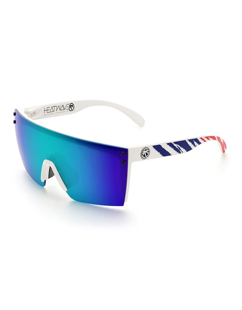 HEAT WAVE VISUAL LAZER FACE Z87 (WHITE-FIREBLADE RWB POLARIZED)