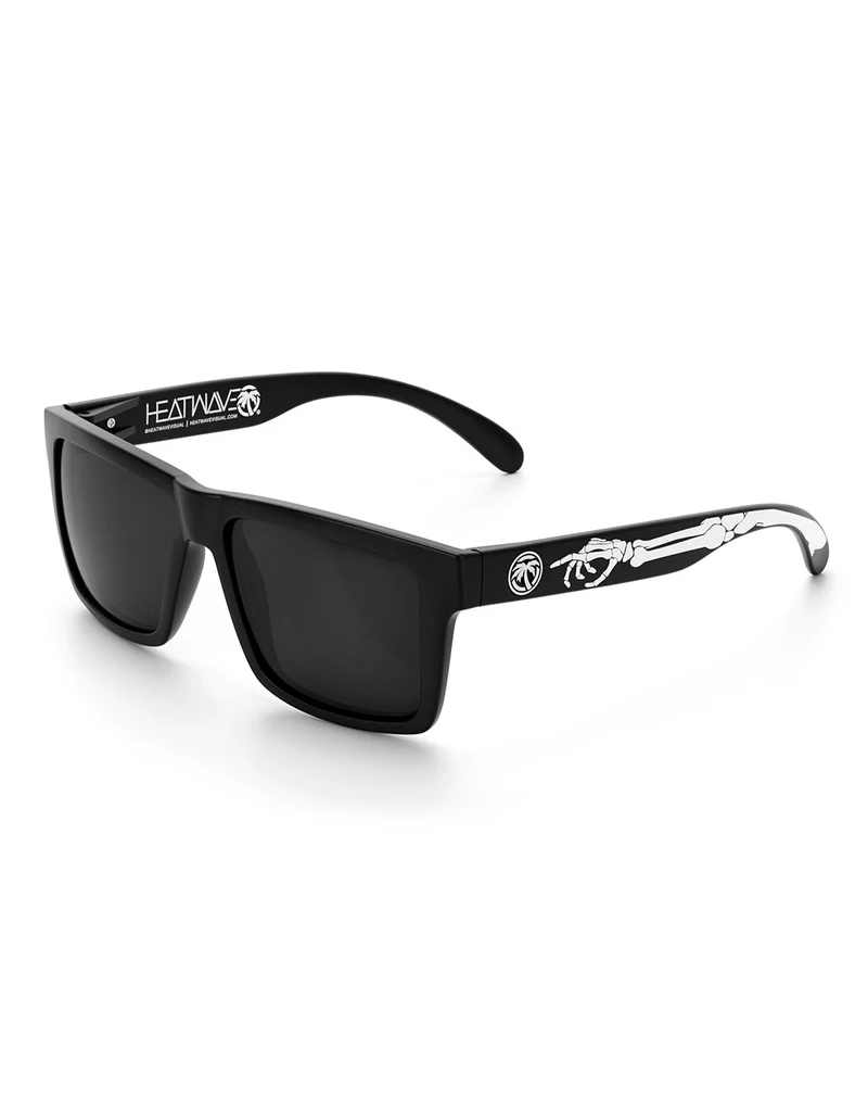 HEAT WAVE VISUAL VISE (BLACK-BLACK/BONES POLARIZED)