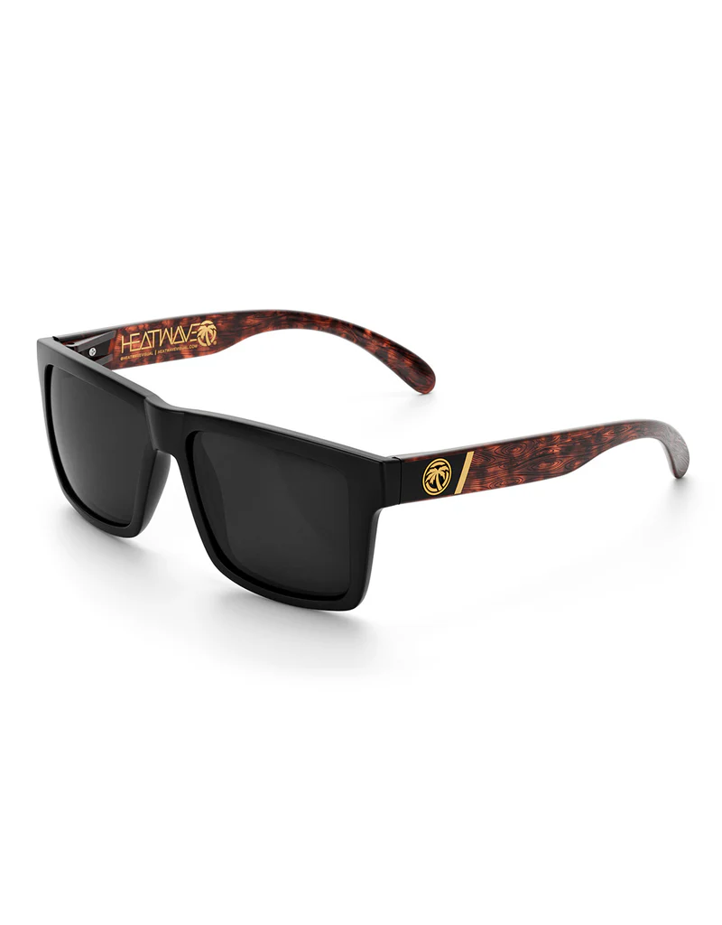 HEAT WAVE VISUAL VISE (BLACK-BLACK/WOODGRAIN POLARIZED)