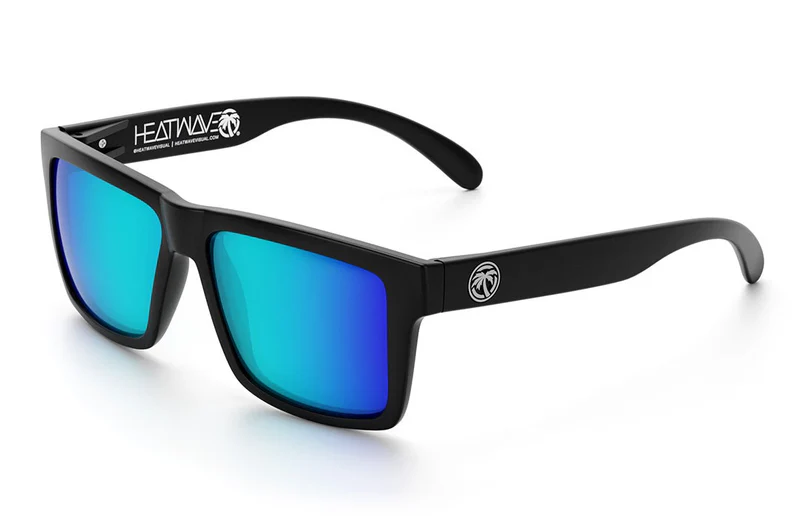 HEAT WAVE VISUAL VISE - BLACK-GALAXY BLUE POLARIZED