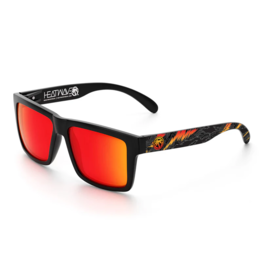 HEAT WAVE VISUAL VISE - BLACK-SUNBLAST/HIGH VOLTAGE POLARIZED