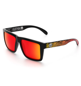 HEAT WAVE VISUAL VISE - BLACK-SUNBLAST/TIGER FIRE POLARIZED