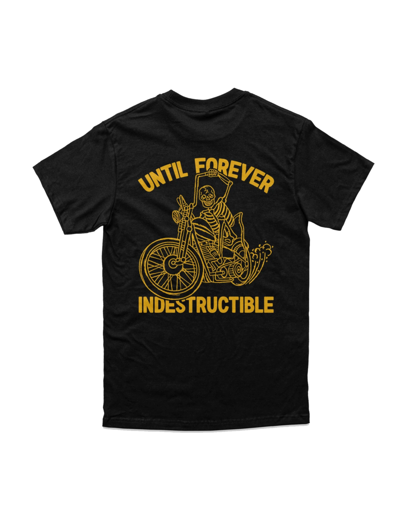 INDESTRUCTIBLE CHOPPER BONES TEE (BLACK)