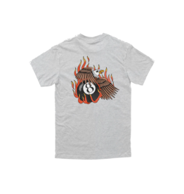 INDESTRUCTIBLE EIGHT BALL TEE - HEATHER GREY