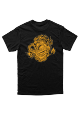 INDESTRUCTIBLE LEAF AND DRAGON TEE (BLACK)