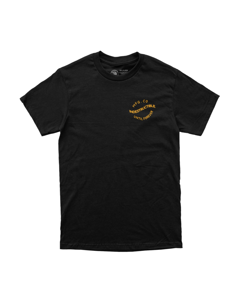 INDESTRUCTIBLE LEAF AND DRAGON TEE (BLACK)