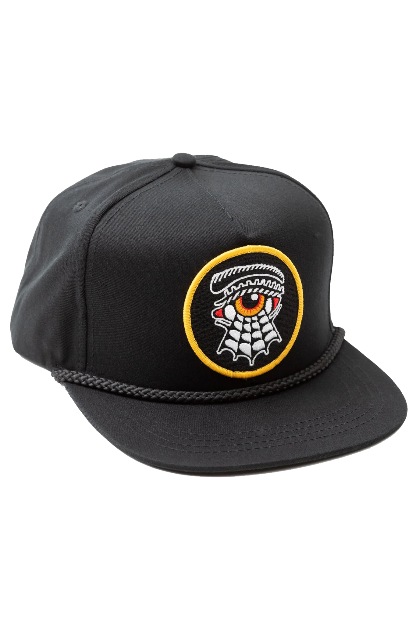 INDESTRUCTIBLE EYEWEB SNAPBACK - BLACK