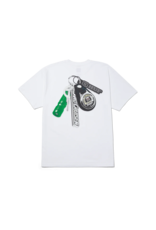 HUF SHINE KEYCHAIN S/S TEE (WHITE)