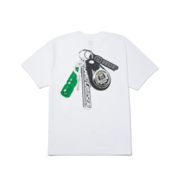 HUF SHINE KEYCHAIN S/S TEE - WHITE