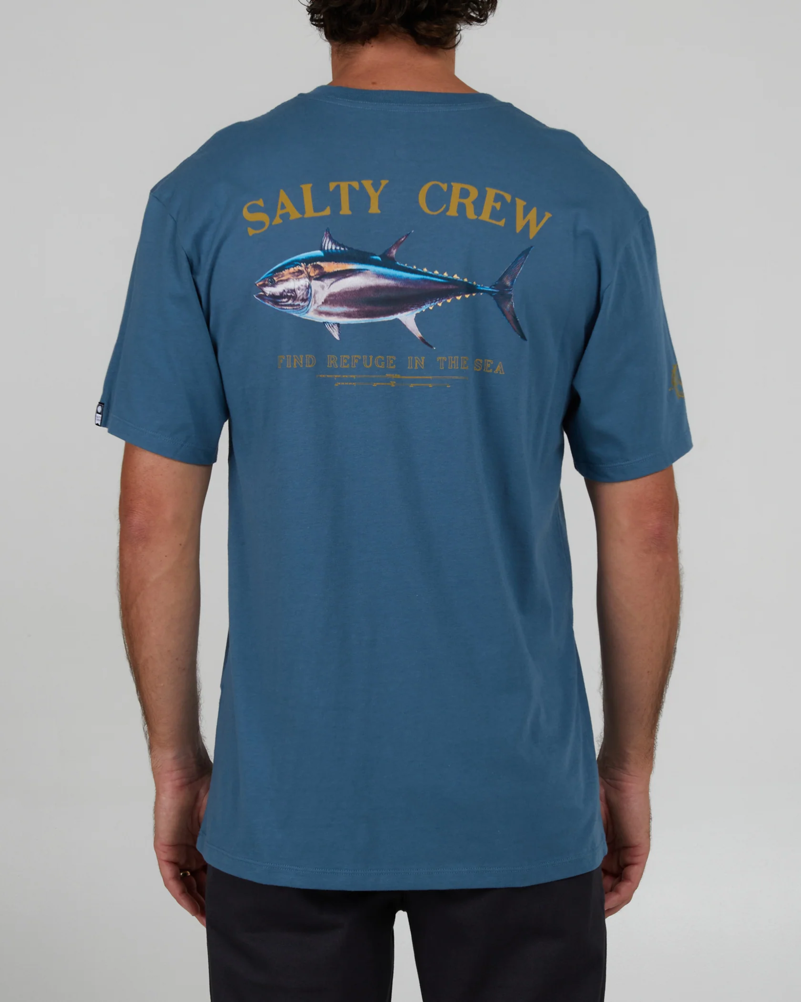 SALTY CREW BIG BLUE S/S TEE - SLATE