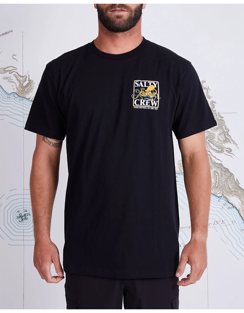 SALTY CREW INK SLINGER S/S TEE (BLACK)
